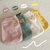 Áo Cho Chó Mèo Hình Gấu Màu Pastel - Paddy Pet Shop